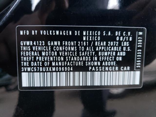 2019 VOLKSWAGEN JETTA S - 3VWC57BUXKM096904