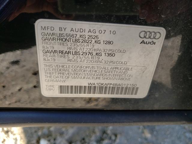 2011 AUDI Q5 PREMIUM WA1DKAFP4BA012150
