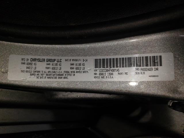 2015 CHRYSLER 200 S 1C3CCCBB4FN587145