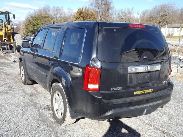 2013 HONDA PILOT LX 5FNYF4H25DB079719