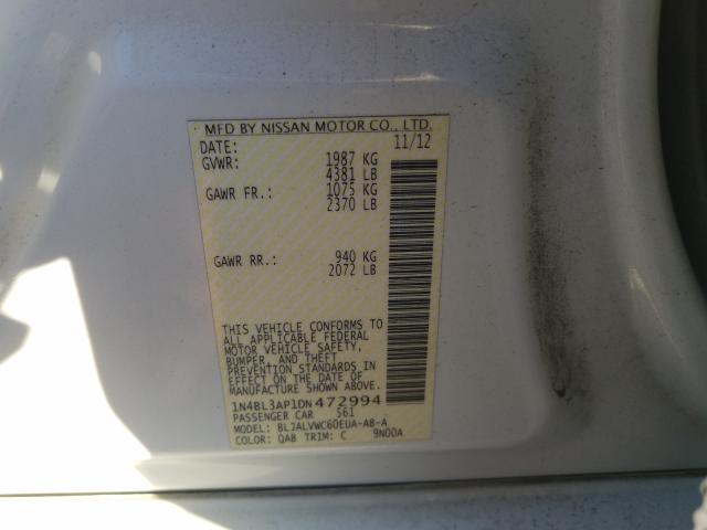 2013 NISSAN ALTIMA 3.5 1N4BL3AP1DN472994