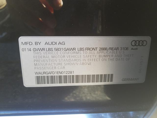 2014 AUDI A8 L QUATT WAURGAFD1EN012281
