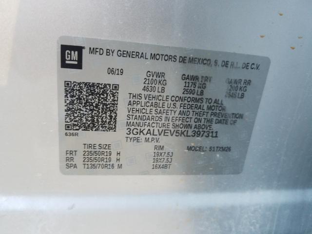 2019 GMC TERRAIN SL 3GKALVEV5KL397311