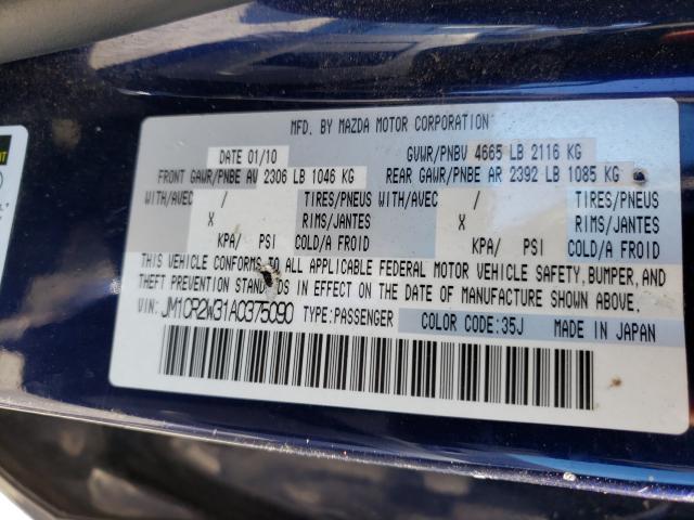 2010 MAZDA 5 JM1CR2W31A0375090