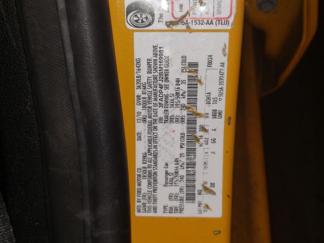 2011 FORD FIESTA SES 3FADP4FJ2BM169981