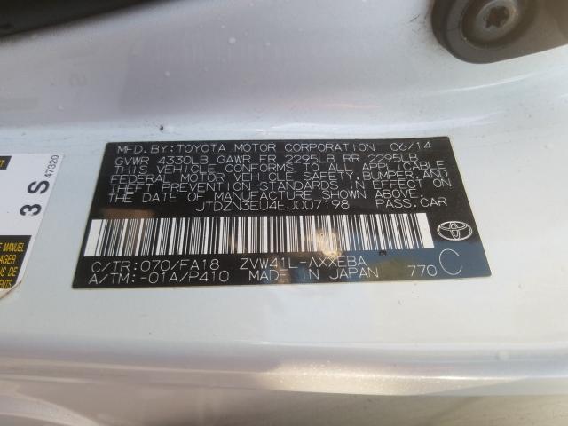 2014 TOYOTA PRIUS V JTDZN3EU4EJ007198