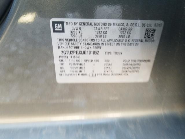 2018 GMC SIERRA K15 3GTU2PEJ3JG101052
