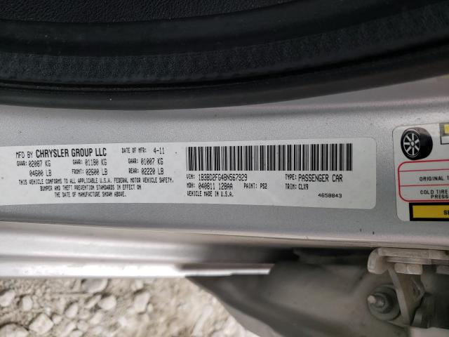 2011 DODGE AVENGER LU 1B3BD2FG4BN567929
