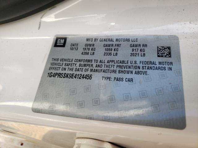 2014 BUICK VERANO CON 1G4PR5SK9E4124456