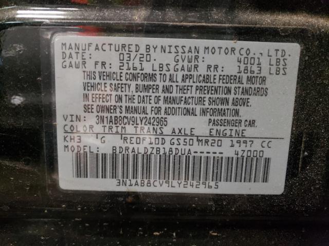 2020 NISSAN SENTRA SV 3N1AB8CV9LY242965