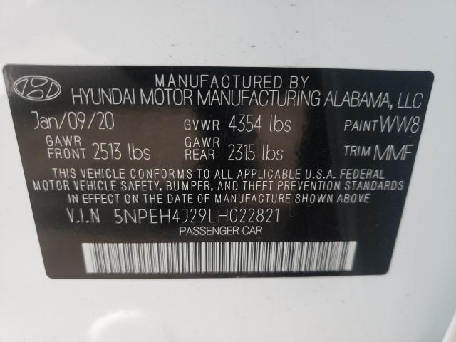 2020 HYUNDAI SONATA LIM 5NPEH4J29LH022821