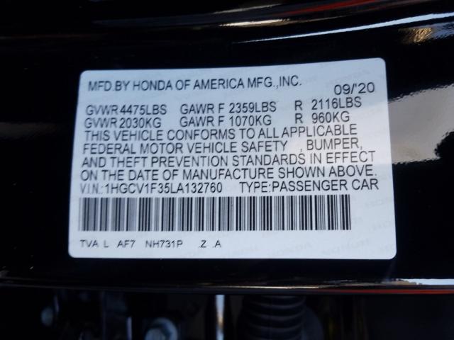 2020 HONDA ACCORD SPO - 1HGCV1F35LA132760