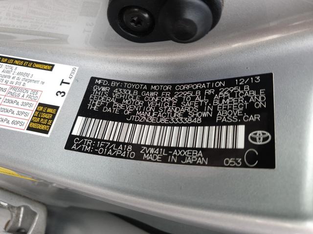 2014 TOYOTA PRIUS V JTDZN3EU8E3333848