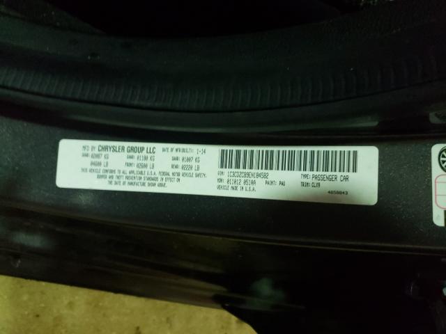2014 DODGE AVENGER SX 1C3CDZCB9EN184582
