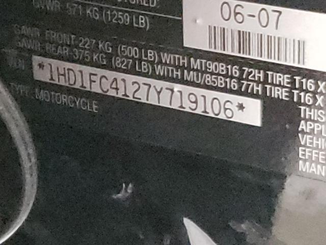 2007 HARLEY-DAVIDSON FLHTCUI 1HD1FC4127Y719106