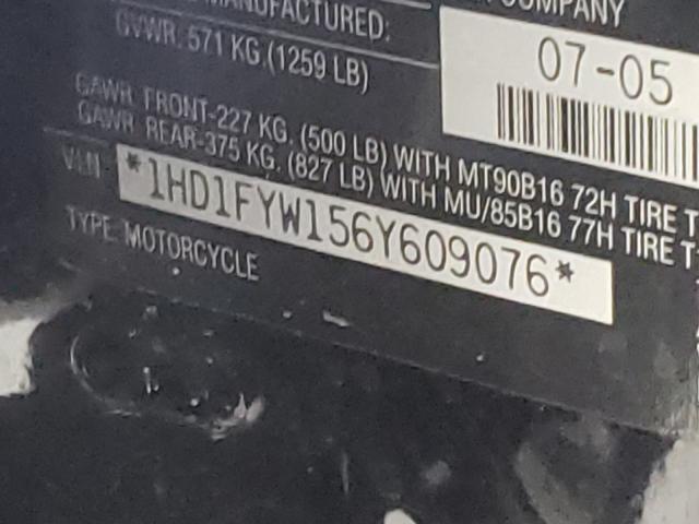 2006 HARLEY-DAVIDSON FLHRSI 1HD1FYW156Y609076