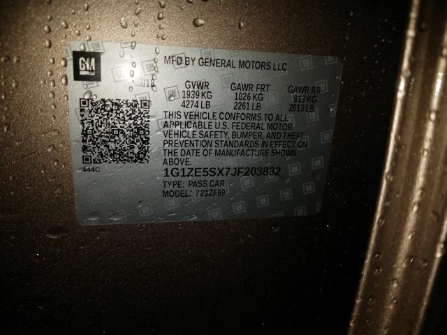 2018 CHEVROLET MALIBU PRE 1G1ZE5SX7JF203832