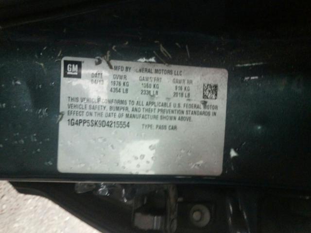 2013 BUICK VERANO 1G4PP5SK9D4215554