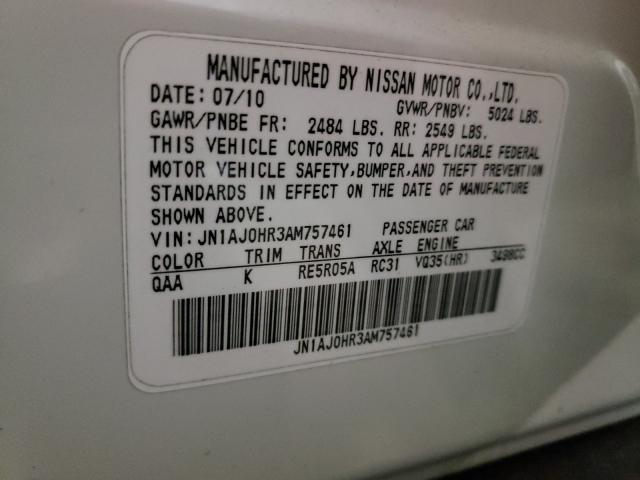 2010 INFINITI EX35 BASE JN1AJ0HR3AM757461