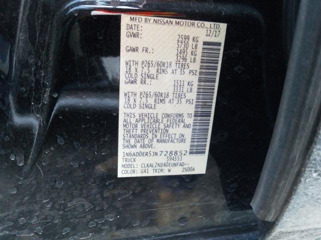 2018 NISSAN FRONTIER 1N6AD0ER5JN728852