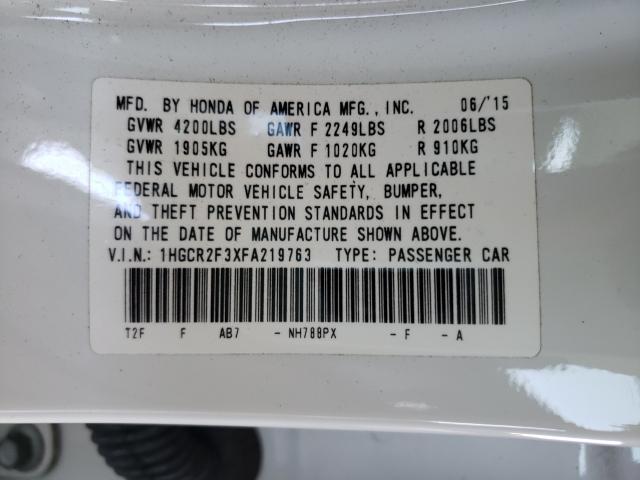 2015 HONDA ACCORD LX - 1HGCR2F3XFA219763
