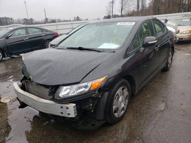 2012 HONDA CIVIC HYBR JHMFB4F35CS011323