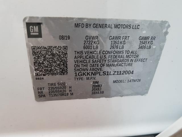 2020 GMC ACADIA DEN 1GKKNPLS1LZ112004