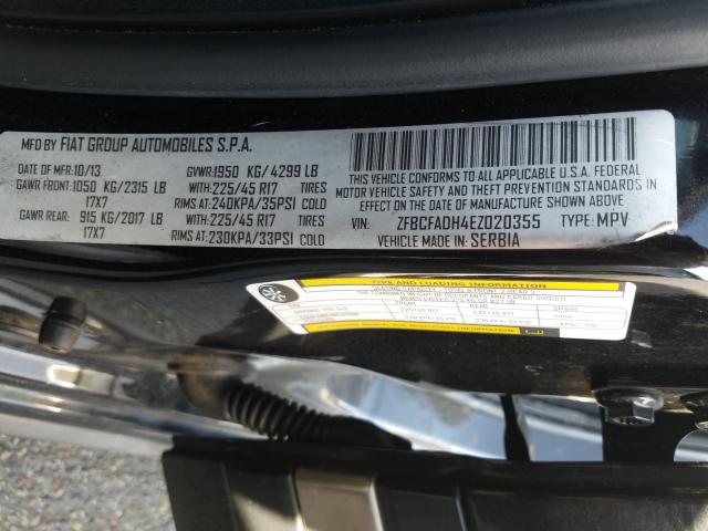 2014 FIAT 500L TREKK ZFBCFADH4EZ020355