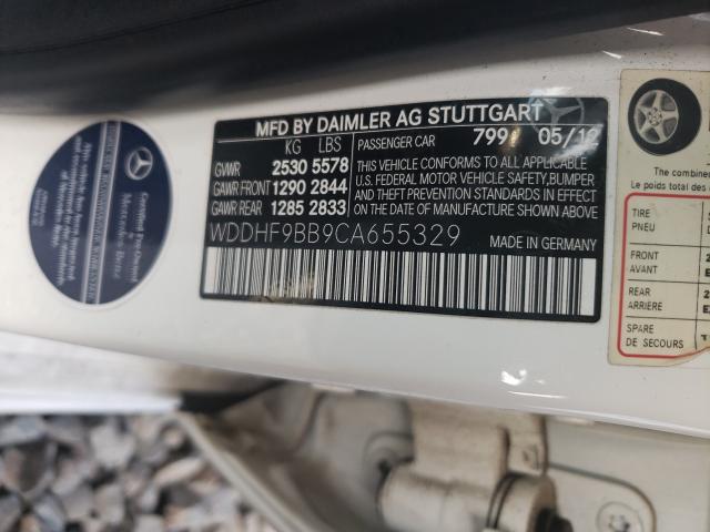 2012 MERCEDES-BENZ E 550 4MAT WDDHF9BB9CA655329