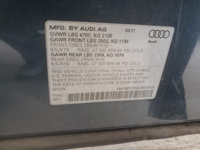 2018 AUDI Q3 PREMIUM WA1BCCFS6JR007505