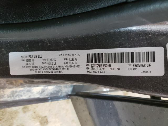 2015 CHRYSLER 200 LIMITE 1C3CCCABXFN715096