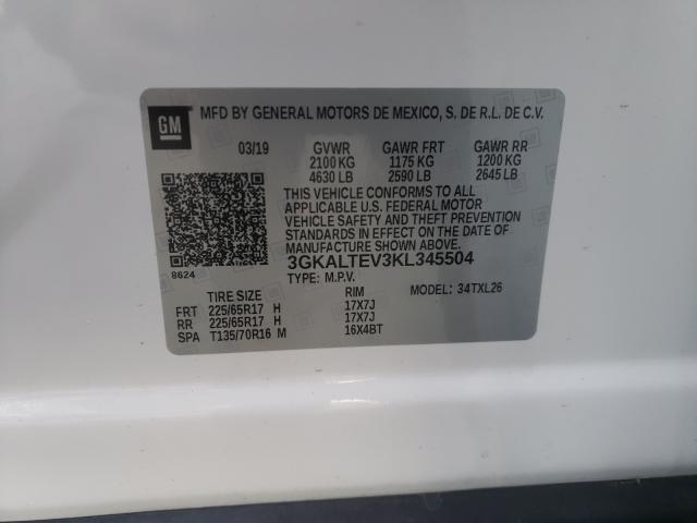 2019 GMC TERRAIN SL 3GKALTEV3KL345504
