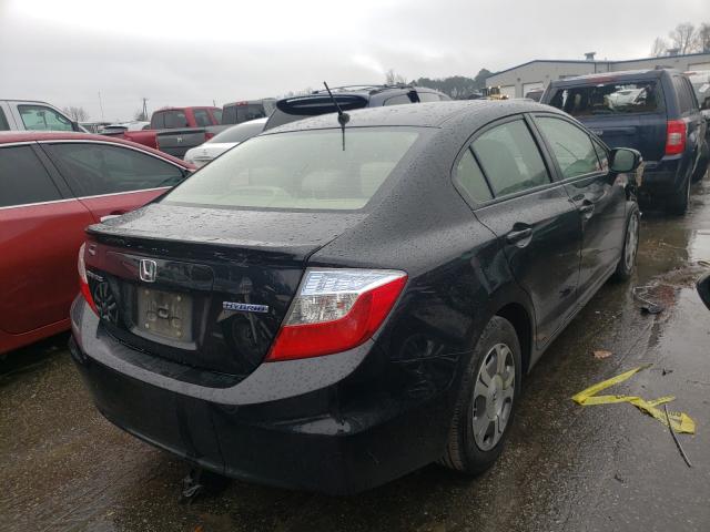 2012 HONDA CIVIC HYBR JHMFB4F35CS011323