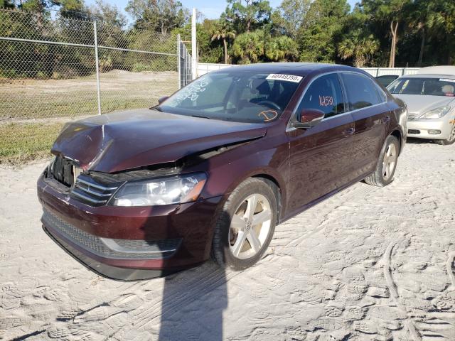 2012 VOLKSWAGEN PASSAT SE 1VWBP7A32CC097126