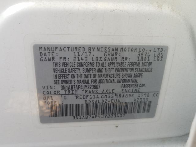 2018 NISSAN SENTRA S - 3N1AB7AP4JY223607