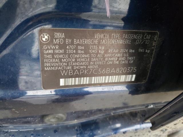 2011 BMW 328 XI WBAPK7C56BA820375