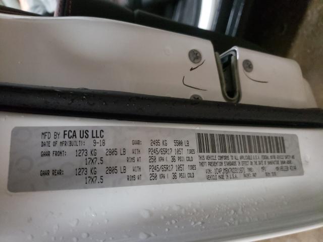 2019 JEEP CHEROKEE T 1C4PJMBX7KD311871