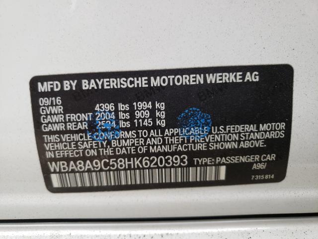 2017 BMW 320 I WBA8A9C58HK620393