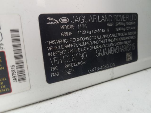 2017 JAGUAR XE PREMIUM SAJAJ4BV5HA975215