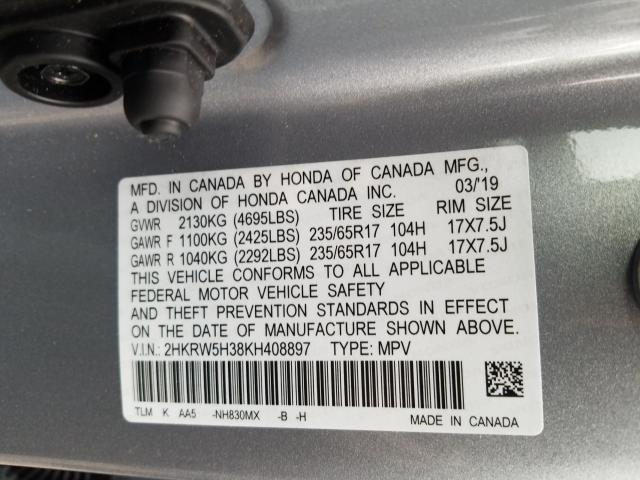 2019 HONDA CR-V LX 2HKRW5H38KH408897