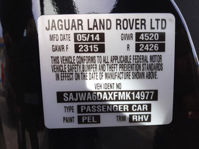 2015 JAGUAR F-TYPE R SAJWA6DAXFMK14977