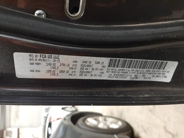 2016 DODGE JOURNEY SE 3C4PDCAB7GT147143
