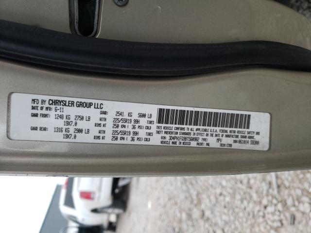2011 DODGE JOURNEY MA 3D4PH1FG9BT560982