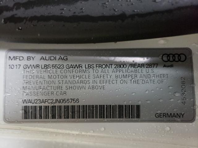 2018 AUDI A7 PRESTIG WAU23AFC2JN056756
