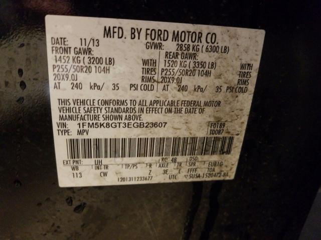 2014 FORD EXPLORER S 1FM5K8GT3EGB23607