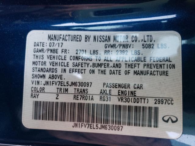 2018 INFINITI Q60 RED SP JN1FV7EL5JM630097