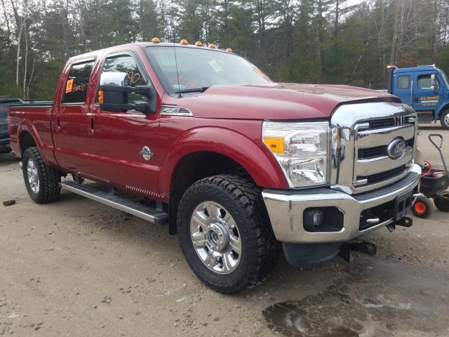 Salvage trucks for sale at Lyman, ME auction: 2014 Ford F250 Super