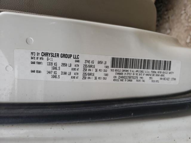 2011 DODGE GRAND CARA 2D4RN5DG7BR755378