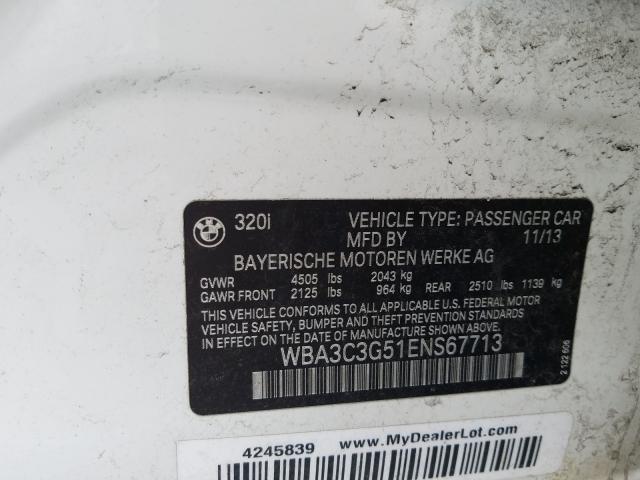 2014 BMW 320 I XDRI WBA3C3G51ENS67713