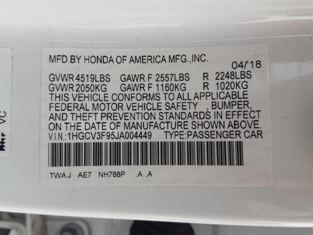 2018 HONDA ACCORD TOU 1HGCV3F95JA004449